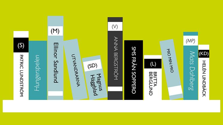 Ta chansen - låna en politiker på biblioteket 22-23 augusti.