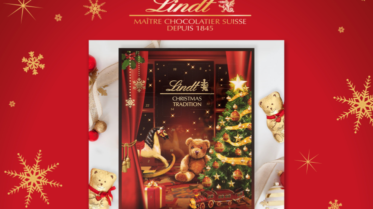 Unna er en njutbar och magisk stund varje dag ända fram till jul med Lindt Christmas Tradition