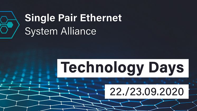 Technology Days: internationell digital konferens om Single Pair Ethernet