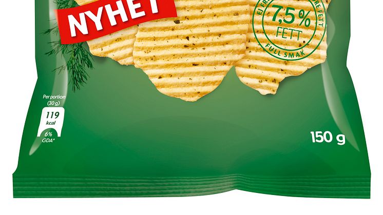 Sveriges enda ugnsbakade chips i ny smak 
