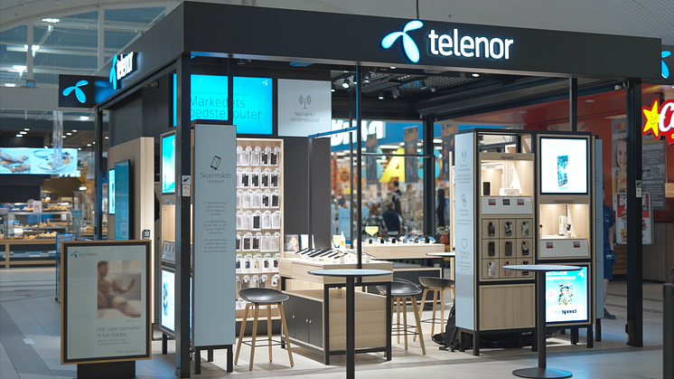 Telenors nye shop-i-shop ved Bilka i Kolding