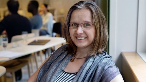 Barbara Terebieniec, Institutionen för fysiologisk botanik vid Umeå universitet. Foto: Malin Grönborg