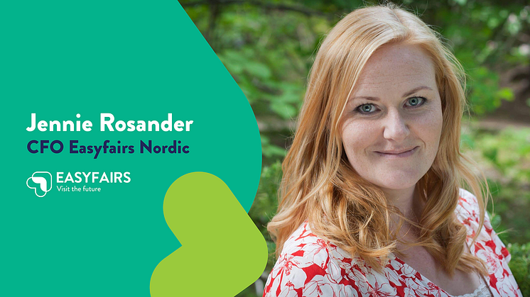 Jennie Rosander, CFO Easyfairs Nordic