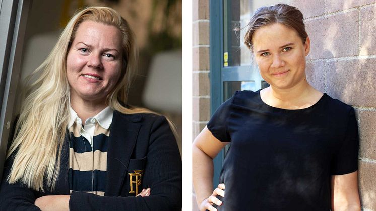 Ulrika Munther, grundare och VD på Enava och Lovisa Pettersson, grundare och VD på Lovisa of Sweden