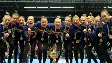 EM guld för damlandslaget i trupp 2014.