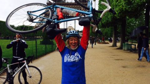 Team Nick takes on London to Paris Bike Ride