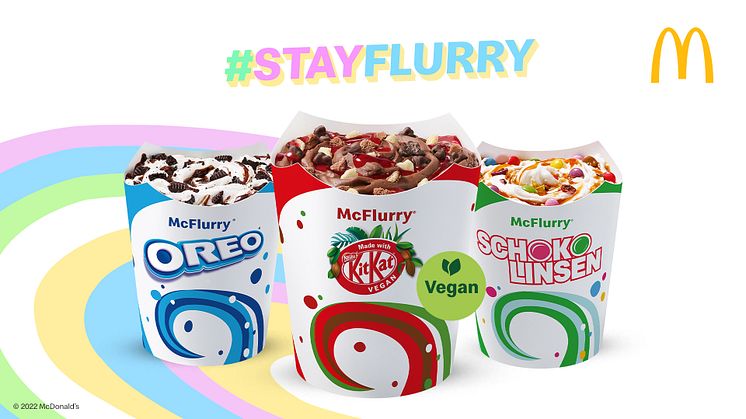 #STAYFLURRY: McDonald’s läutet den Sommer mit der ersten veganen Schoko-Eiskreation ein