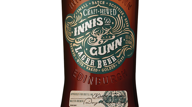 Innis & Gunn Lager Beer – succén i Skottland återupprepas nu i Sverige