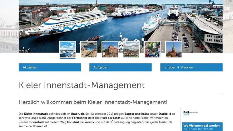 Kieler Innenstadt-Management geht online