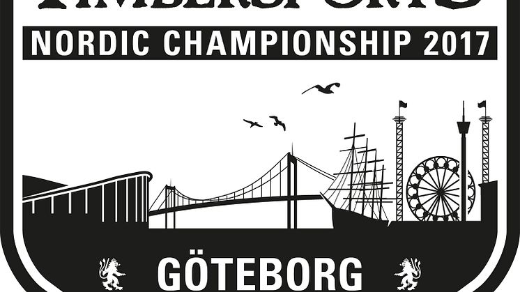 Så här ser den helt nya logotypen ut för Nordiska Mästerskapen i Göteborg