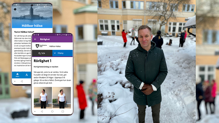 Stockholms stad lanserar app för äldres hållbara hälsa