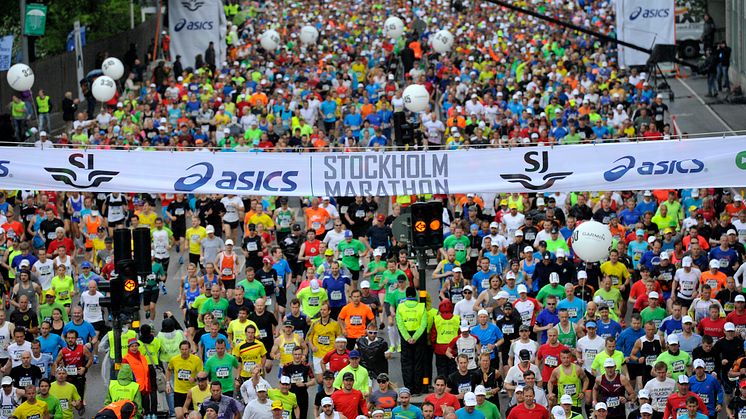 Stockholm Marathon Gruppen syns i media
