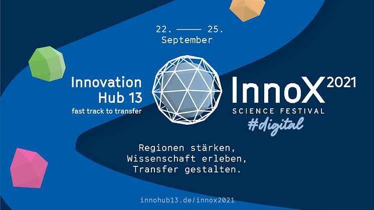 Das InnoX-Festival steht unter dem Motto „Regionen stärken, Wissenschaft erleben und Transfer gestalten“ (Bild: Innohub13)