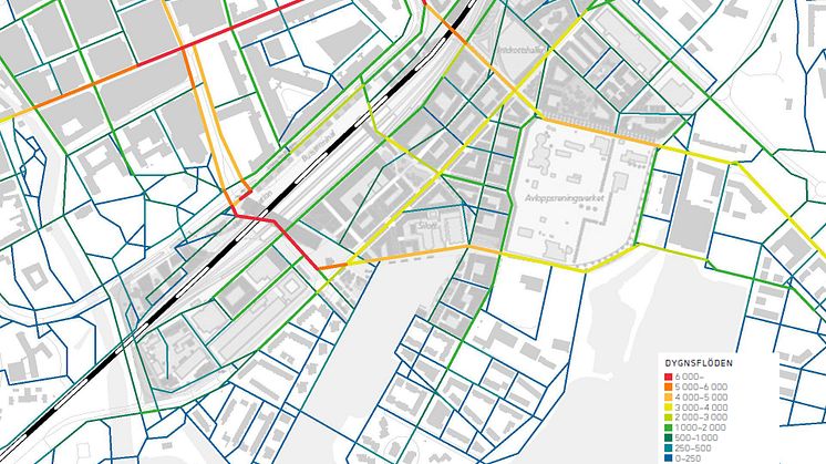 En östra koppling förbi spåren har en viktig funktion för gående och cyklister