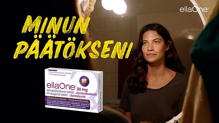 ellaOne®-jälkiehkäisy ilman reseptiä apteekista.