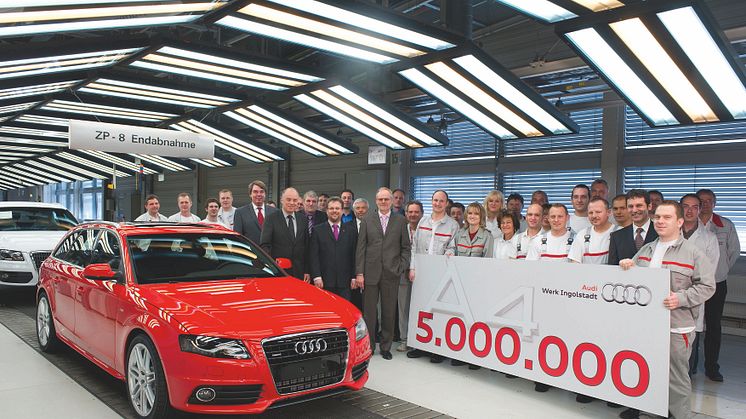 5 miljoner Audi A4 producerade