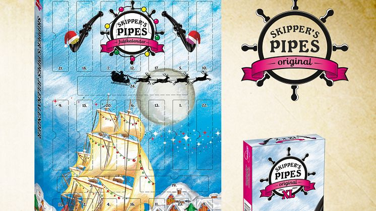 Skipper's Pipes Julekalender og Skipper's Pipes XL Gaveæske