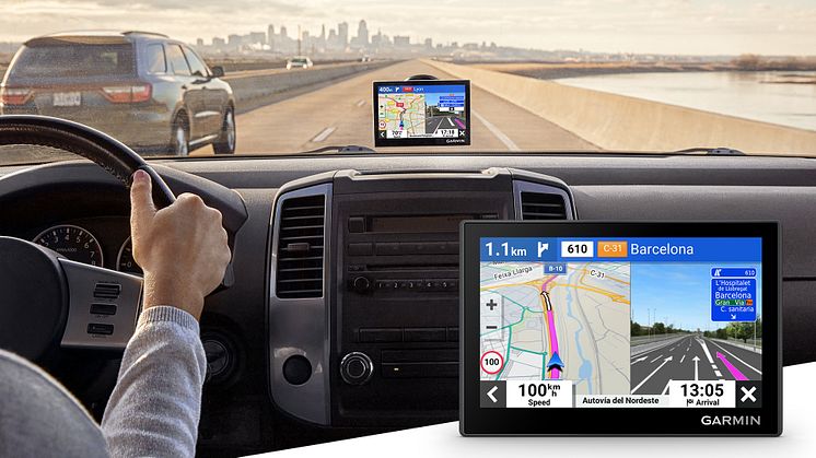  Reittiä on helppo seurata uuden Garmin Drive 53 -autonavigaattorin näytöllä