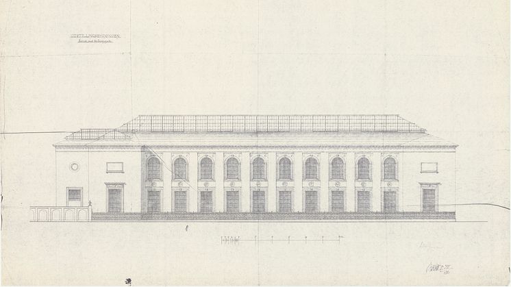 Ferdinand Meldahl and Albert Jensen: Charlottenborg exhibition building, 1881. The Royal Library – the Danish National Art Library.