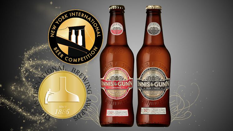 Innis & Gunn prisades på amerikansk och brittisk öltävling.