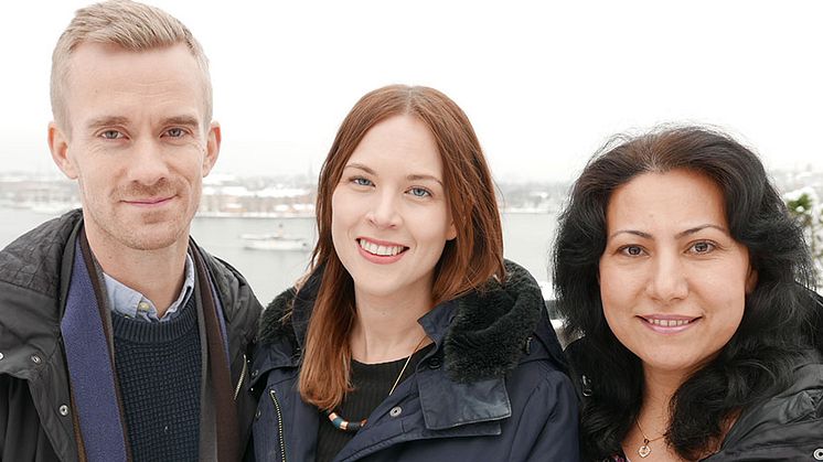 Mattias Falk, Maja Stridsberg och Zeynep Isi