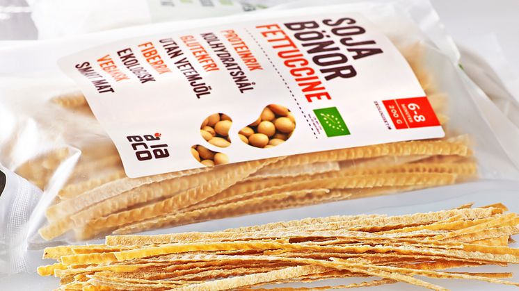 á la eco - fettuccine soyabønner økologisk glutenfri 200 g detalj