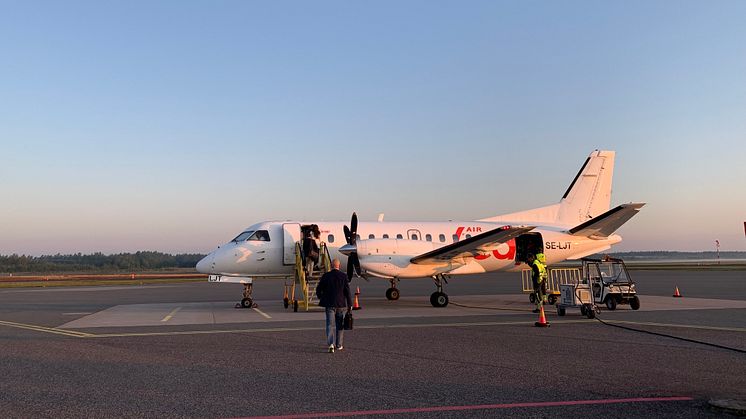 Air Leaps flygplan, Foto: Jönköping Airport