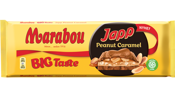 Marabou JAPP Penaut Caramel Big taste