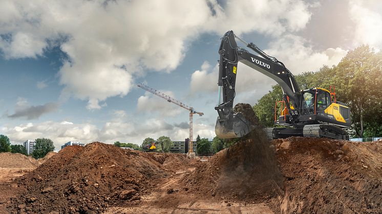 Volvo EC250E och EC300E grävmaskiner