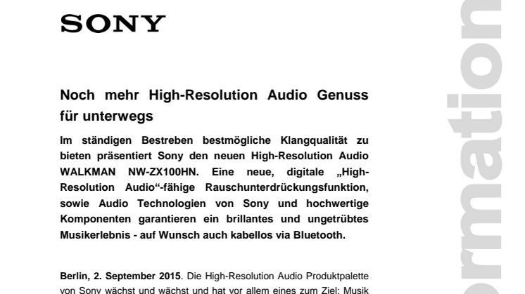 Noch mehr High-Resolution Audio Genuss für unterwegs