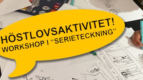 ​Örebro Seriefestival håller workshops i Frövi och Lindesberg