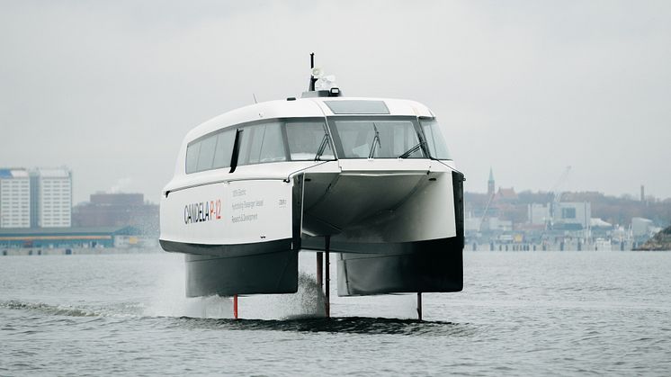 Candela P-12 is the first foiling electric ferry in the world. Boasting 80% lower energy usage than conventional vessels and a supreme passenger experience, it heralds a new era for public transport.