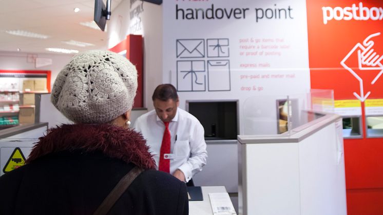 Post Office's free fast-track Drop and Go service now available at over 11,000 branches - two week discount available to users of pre-paid postage service