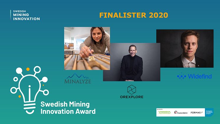 Årets finalister i Swedish Mining Innovation Award