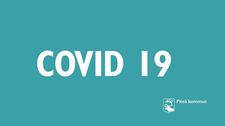 Ett bekräftat fall av covid-19 på äldreboende i Piteå kommun