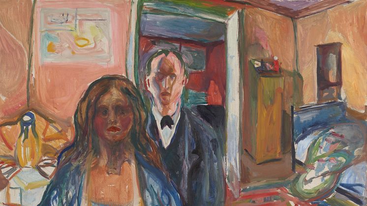 Edvard Munch: Kunstneren og hans modell / The Artist and his Model (1919-21)