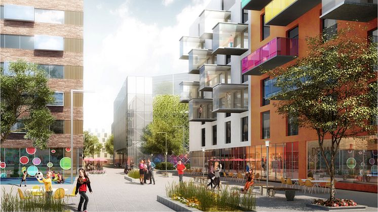 Riksbyggen planerar för 650 nya bostäder vid Backaplan i Göteborg