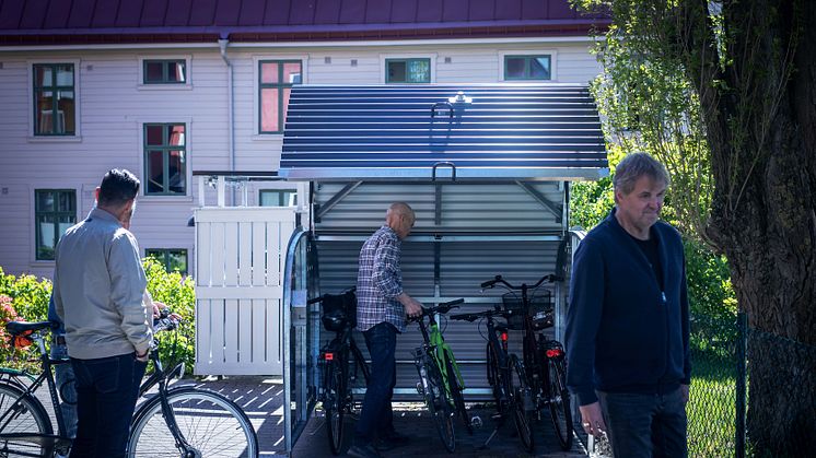 Säker och flexibel förvaringslösning, estetiskt tilltalande och utan krav på byggnadslov.