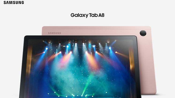 Samsung presenterer Galaxy Tab A8: Større skjerm, mer kraft og høyere ytelse