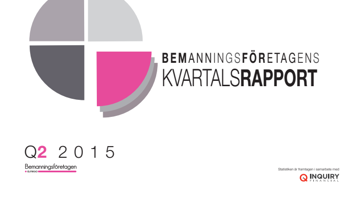 Kvartalsrapporten Q2 2015: God kompetensförsörjning centralt för industrin