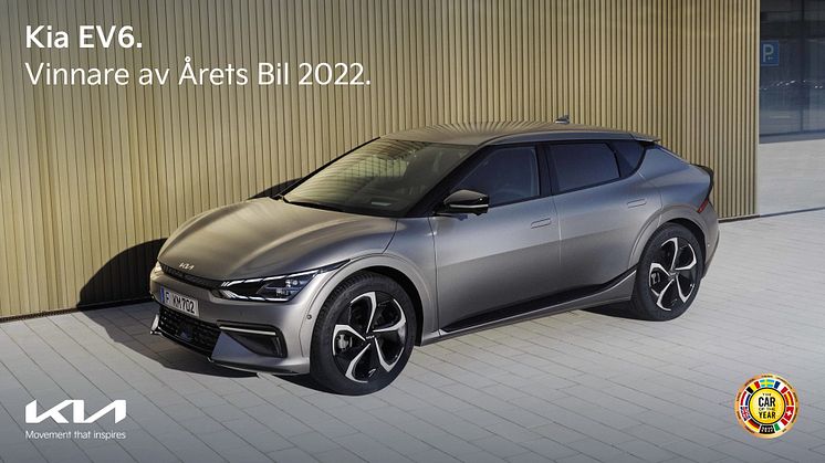 Kia EV6 utsedd till Årets Bil 2022