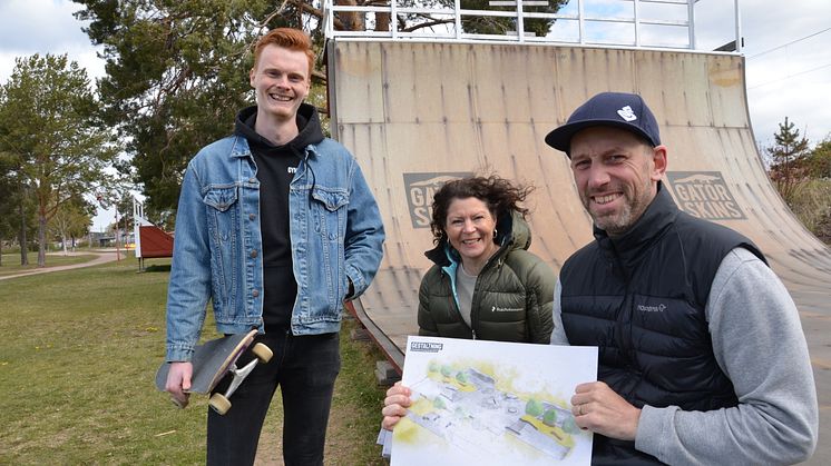 Johan Henriks, Wivi Sörlin och Peter Lundquist i föreningen Hela Rättvik Rullar