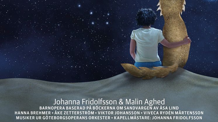 "Nu kan alla lyssna, sjunga med i sångerna och läsa med i ramsorna, hemma eller i klassrummet", säger Johanna Fridolfsson, som skapat musiken till "Sandvargen".
