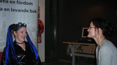 Levande böcker och filmcafé med Spöket Laban på Stadsbiblioteket i Malmö