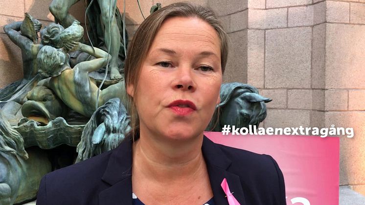 BROs Generalsekreterare Marit Jenset hissar kampanjen #kollaenextragång