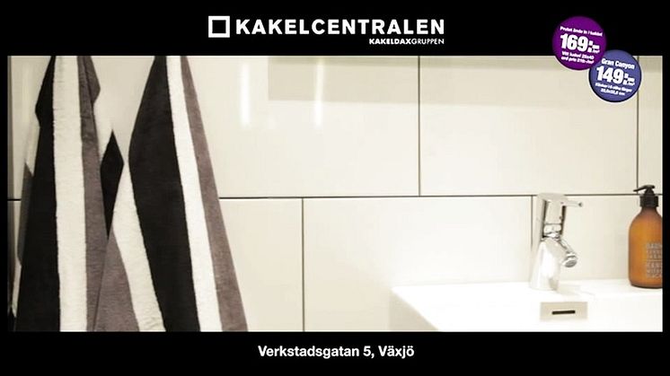 Kakelcentralen TV reklam TV4 Växjö februari 2011