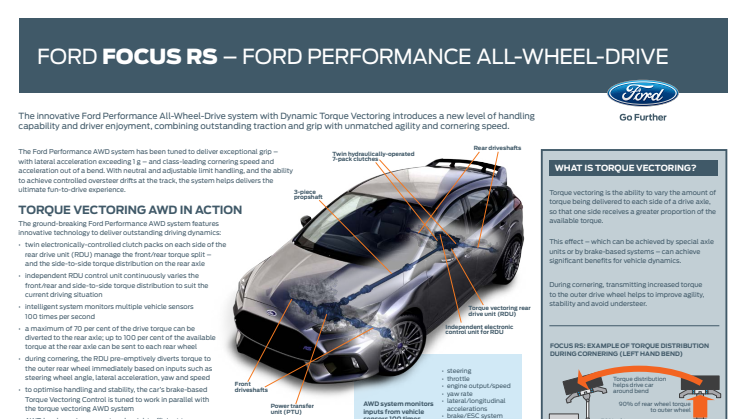 Ford Focus RS - Ford Perfomance All-Wheel-Drive