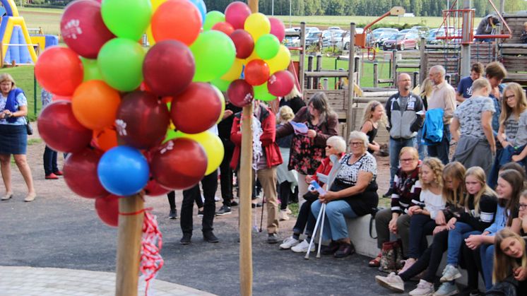 Från invigningen av Stora Skedvi förskola och grundskola, 1 september 2018