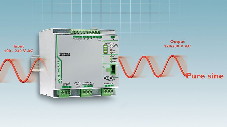 Intelligent UPS protects sensitive AC loads