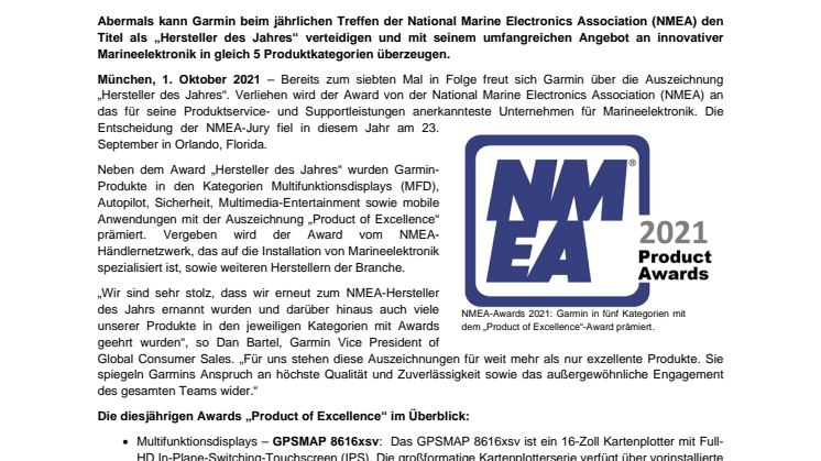 PM Garmin NMEA Awards 2021